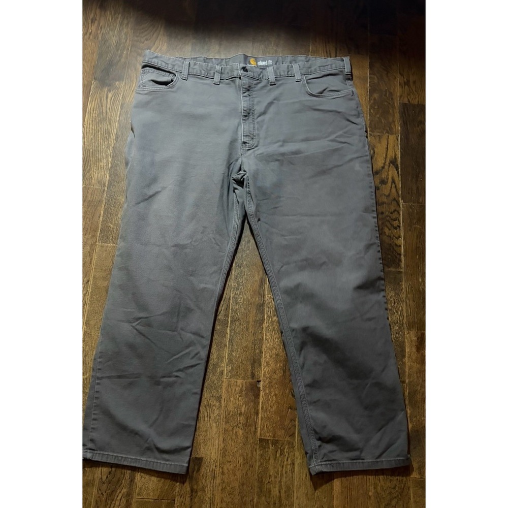 Men's Carhartt Work Pants size 46x30 - Relaxed Fit Gray